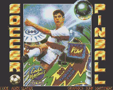 Soccer Pinball screen shot title